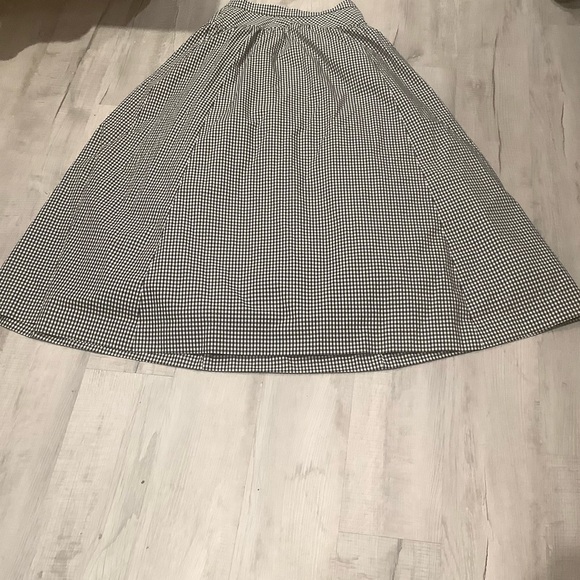 NWT J. Crew Ball Maxi Black White Gingham Tulle Skirt sz 6 - Picture 2 of 5